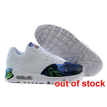 Nike Air Max 90 Air Bell Mens Shoes White Hawaii Green Red Italy